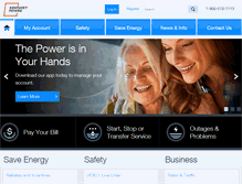 Tablet Screenshot of kentuckypower.com